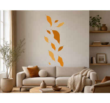 Sticker mural feuille de lumière - TenStickers