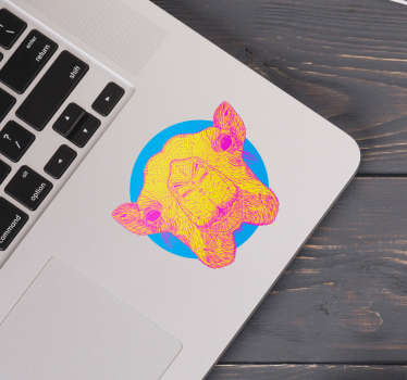 Taşınabilir deve dizüstü çıkartması - TenStickers