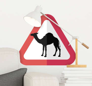Danger camels vinyl signage - TenStickers