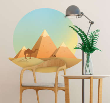 Desert Living Room Wall Decor - TenStickers