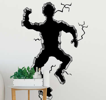 3d人孔视觉效果墙贴 - TenStickers