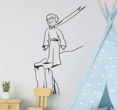 Naklejka z rysunkiem Mały Książę - TenStickers