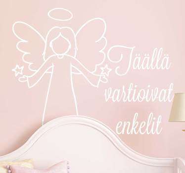 Vartijan enkelien tekstitarra - Tenstickers