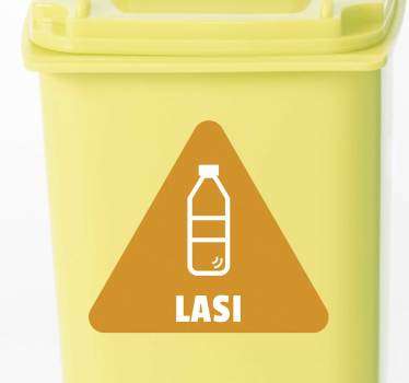 Muovi kierrätys vinyyli merkki - Tenstickers