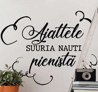 Ajattele iso olohuone seinän sisustus - Tenstickers