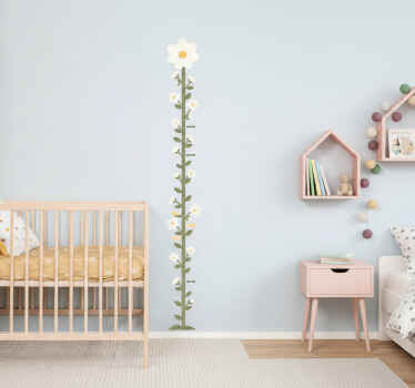Sticker fleur marguerite haute - TenStickers