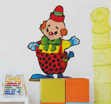 Vinilo decorativo infantil payaso bajito - TenVinilo