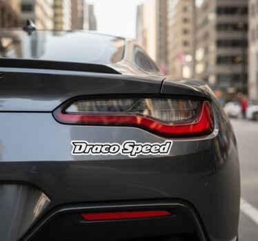 Car sticker custom name design - TenStickers