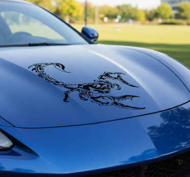 Adesivo per auto decalcomania scorpione - TenStickers