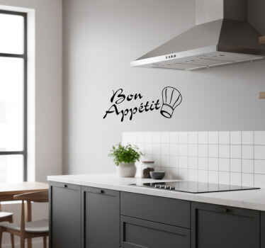 Kitchen wall sticker french dining decor - TenStickers