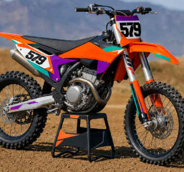Motocross graphics for ktm sx and sx-f 450 - TenStickers