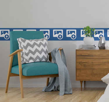 Cenefa adhesiva personalizada con tu imagen - TenVinilo