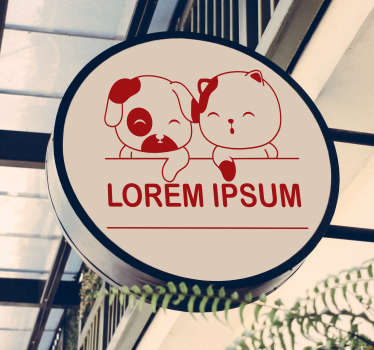 Naklejka z rysunkiem - Weterynarz - TenStickers