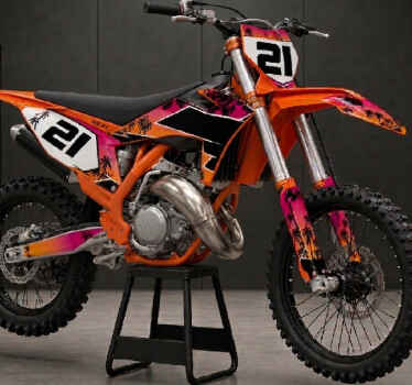Motocross grafikk ktm sx 125 tropisk - Tenstickers