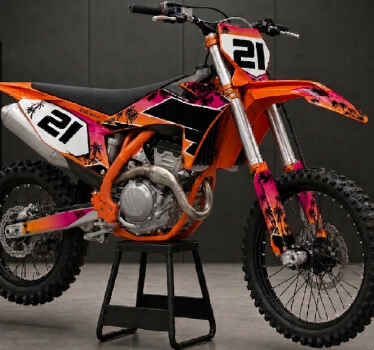 Motocross grafikk ktm sx 250 tropisk - Tenstickers
