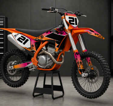 Motocross graphics ktm sx 450 tropical design - TenStickers