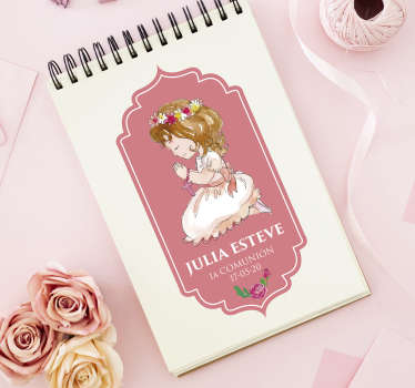 Vinilo para invitación de comunión - TenVinilo