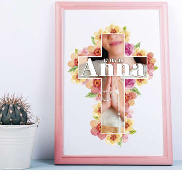 Vinilo casa mi primera comunión personalizable - TenVinilo