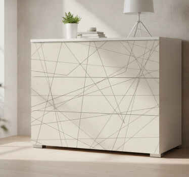Möbelfolie beige hintergrund mit linien - TenStickers