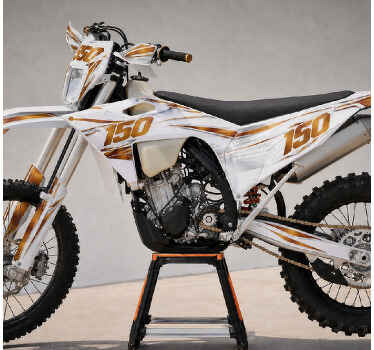 Okleiny motocyklowe enduro ktm exc 150 / exc-f 150 - TenStickers