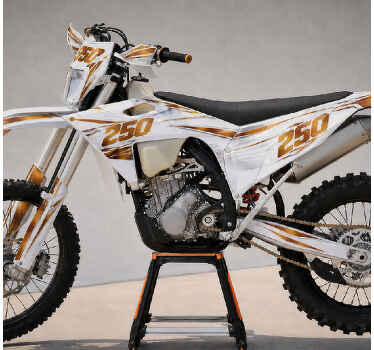 Motorbike graphic kit enduro ktm exc 250 - TenStickers
