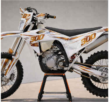 Okleiny motocyklowe enduro ktm exc 300 / exc-f 300 - TenStickers