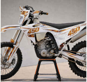 Motorbike graphic kit enduro ktm exc 450 - TenStickers