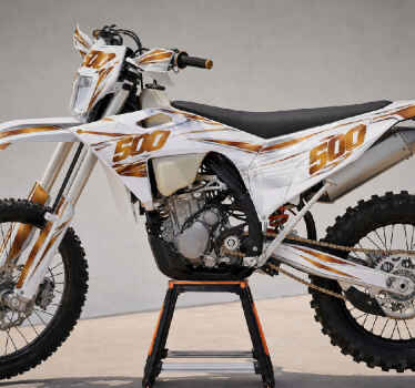 Motorbike graphic kit enduro ktm exc 500 - TenStickers