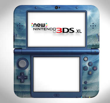 Sport Nintendo Aufkleber zur Dekoration der Oberfläche des Geräts im Design eines Fußballstadions. Kaufen Sie es im perfekten Modell für Ihr Gerät.