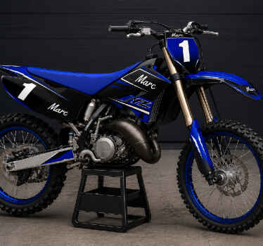 Motocross graphics yamaha yz 125 personalized - TenStickers