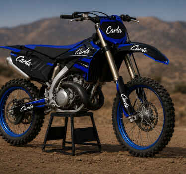 Motocross graphics yamaha yz 250 personalized - TenStickers