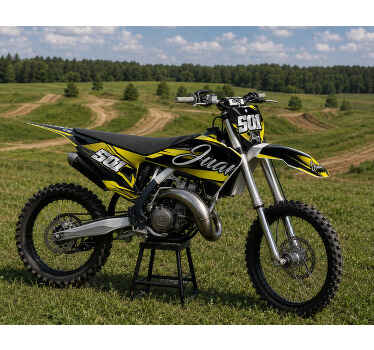 Motocross graphics husqvarna tc / fc 125 with name - TenStickers