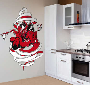 Japanese Food Theme Wall Sticker - TenStickers