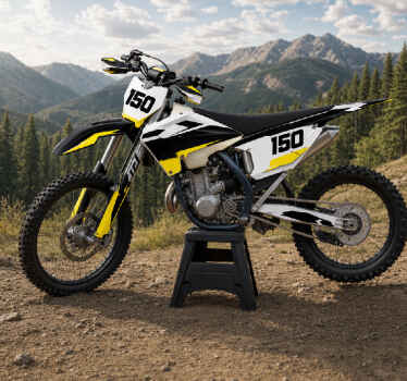 Kit déco moto enduro husqvarna te / fe 450 - TenStickers