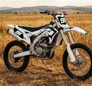 Kit déco motocross pour kawasaki kx 250 - TenStickers