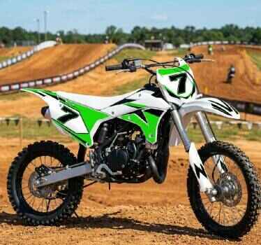 Motocross-dekor für kawasaki kx 85 - TenStickers