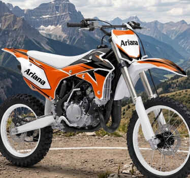 Motocross graphics kawasaki kx 85 personalized - TenStickers