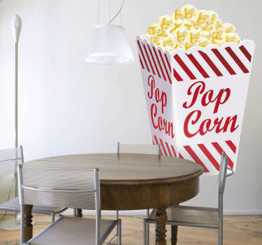Sticker cuisine pop corn - TenStickers