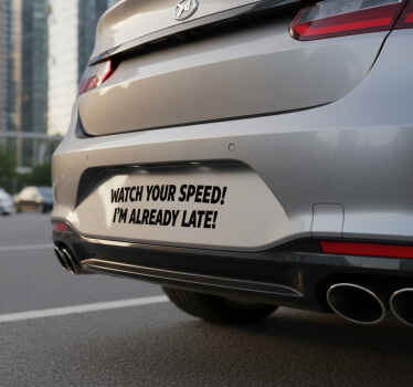 Autoaufkleber freche fahrerschriftzüge - TenStickers