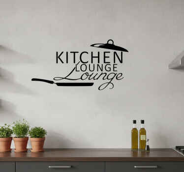 Adesivo per cucina lounge culinaria per pentole e coperchi - TenStickers