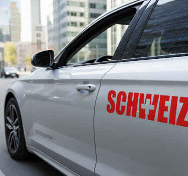 Autoaufkleber schweiz ländername grafik - TenStickers