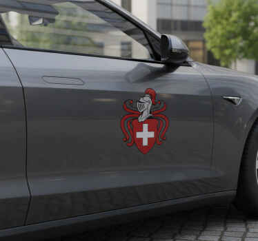Autoaufkleber mit historischer ritterheraldik - TenStickers