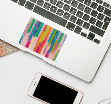 Multicolour Trackpad laptop sticker - TenStickers