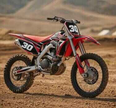 Motocross graphics crf 250r 2017 to 2020 - TenStickers