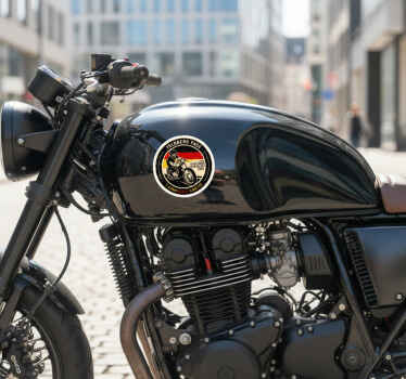 Adesivo moto passo feldberg tour germania - TenStickers