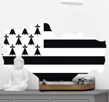 Stickers Monde Région de Bretagne - TenStickers