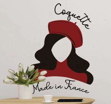 Stickers Monde Coquette Made in France - TenStickers