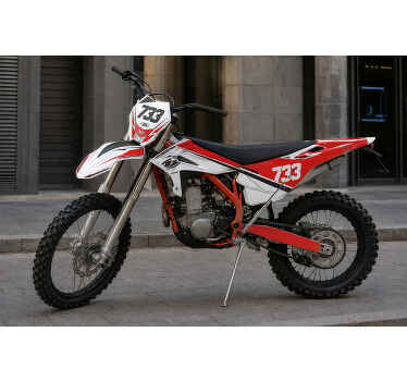 Motorbike graphic kit enduro beta x-trainer mitad - TenStickers