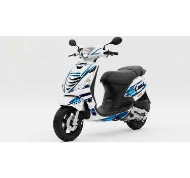 Kit vinilo moto enduro piaggio zip / zip sp con nombre - TenVinilo