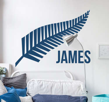New Zealand Fern Leaf Wall Sticker - TenStickers